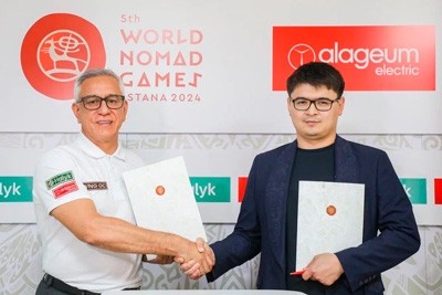 Alageum Electric - Астанада өтетін 5-ші Дүниежүзілік көшпенділер ойындарының бас демеушісі